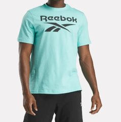 Reebok 男士 Reebok Identity Big Stacked Logo T 恤
