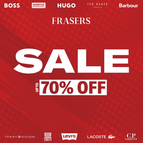 FRASERS：夏季大促！Lacoste、Levi's 等时尚热卖