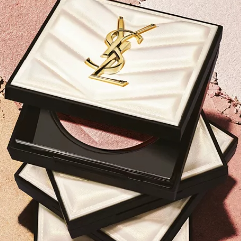 新品！YSL 圣罗兰 限定皮革高光粉饼