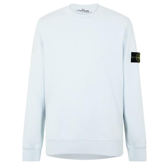 STONE ISLAND 石头岛徽标圆领卫衣
