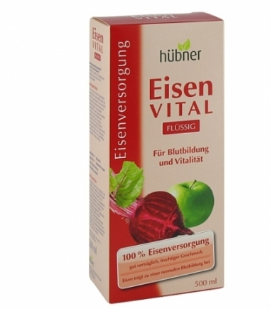 Hübner郝柏娜 补铁营养果汁 500ml