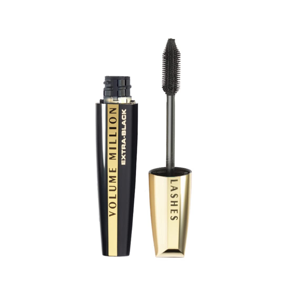L'Oréal Paris 巴黎欧莱雅 Mascara,深黑色睫毛膏,超大容量,No. 00 Extra Black,1 x 10.7 毫升
