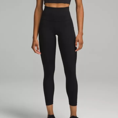Lululemon 高腰瑜伽裤 黑色
