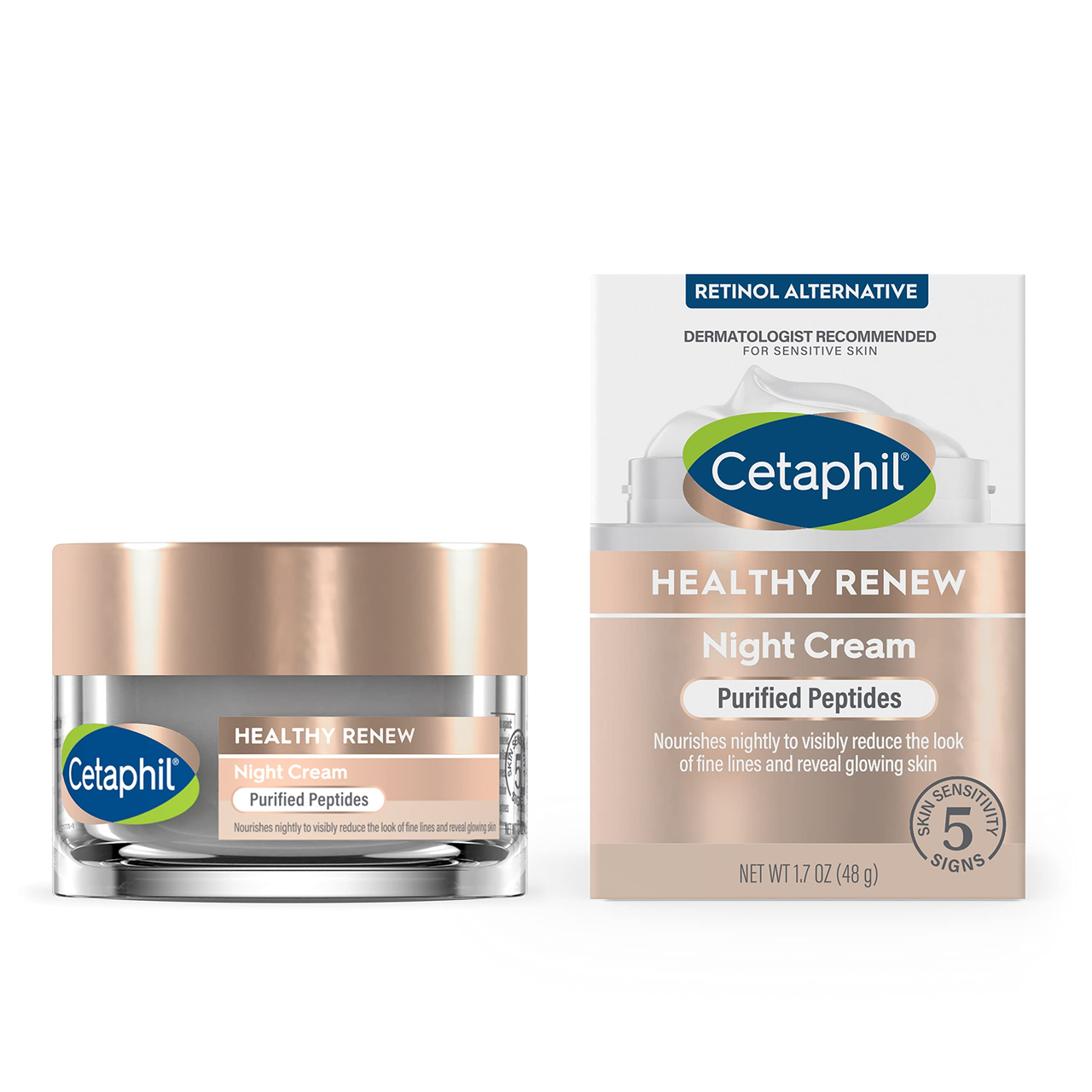 【含税直邮】Cetaphil 丝塔芙 晚霜 均匀肤色 48g