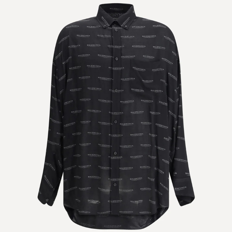 BALENCIAGA 巴黎世家通体印花衬衫