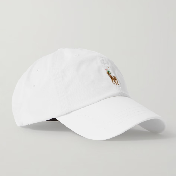 POLO RALPH LAUREN 拉夫劳伦白色徽标棒球帽