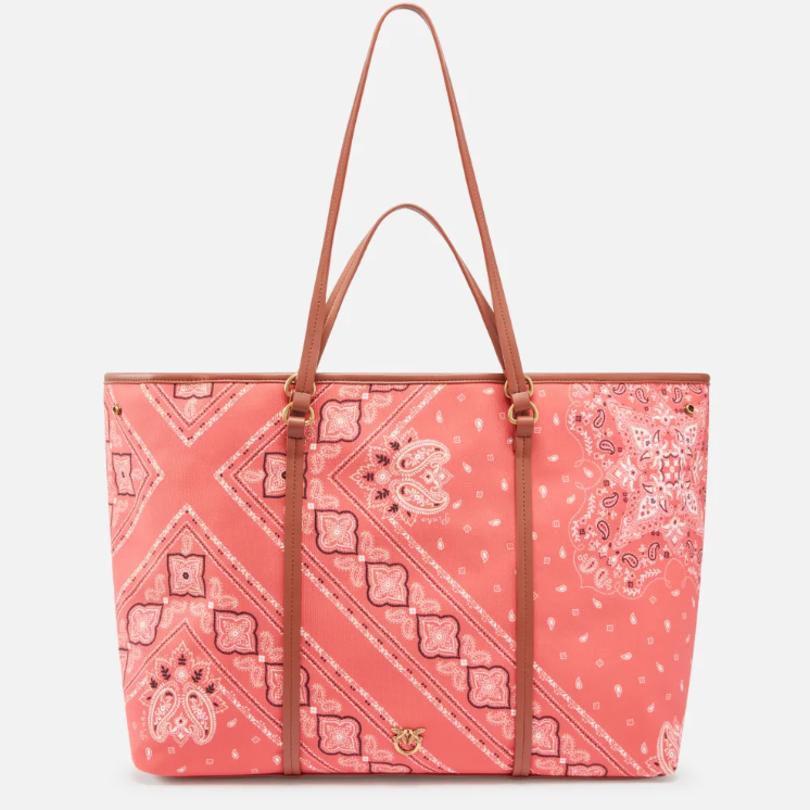 Pinko Maxi 印花托特包