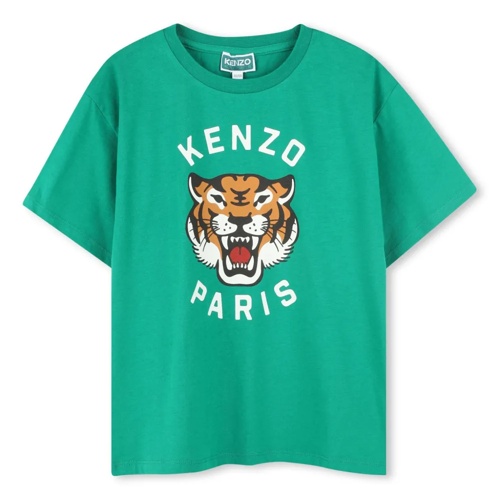 KENZO 大童款老虎印花T恤