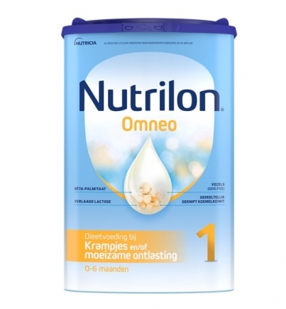 Nutrilon 牛栏/诺优能 Omneo低乳糖适度水解婴幼儿配方奶粉1段(0-6个月) 800g