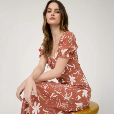 Nordstrom Rack：夏日必备美裙 Calvin Klein  长袖衬衫裙$24