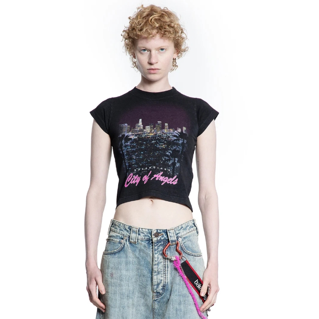 BALENCIAGA 巴黎世家 City Of Angels 短款紧身上衣