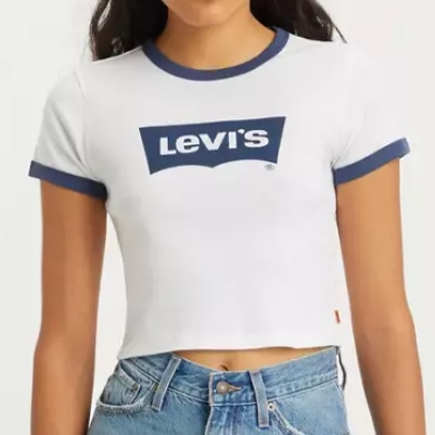 裴珠泫同款！Levi's 女士短款T恤