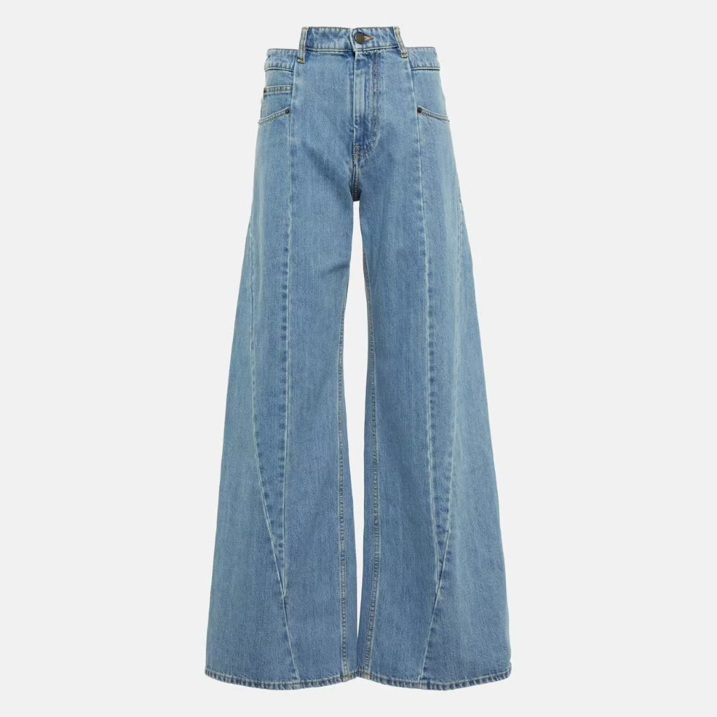 刘亦菲同款！MAISON MARGIELA 马吉拉高腰阔腿牛仔裤