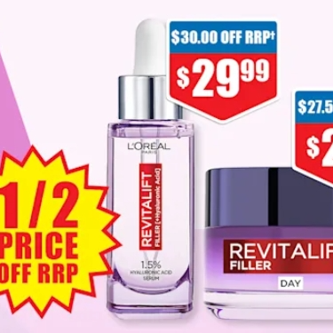 Chemist Warehouse：L'Oreal Paris 护肤个护热卖 入止汗露、染发膏、洗发水等