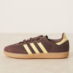 Adidas Originals 阿迪达斯 Samba 棕黄色薄底德训鞋