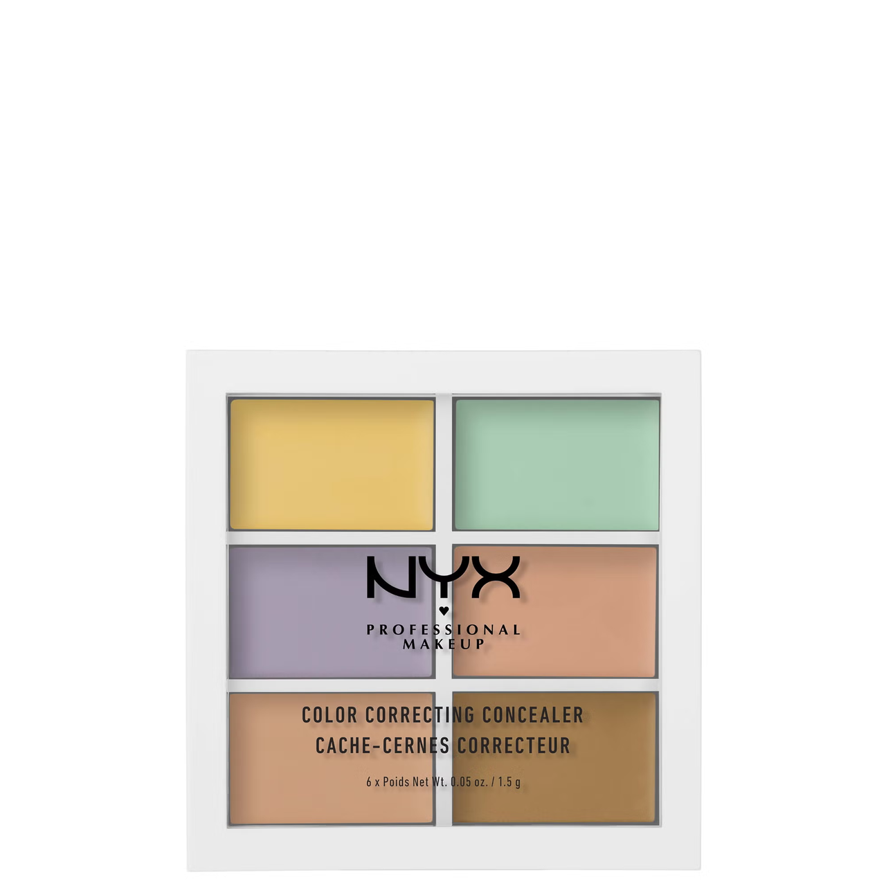 NYX Professional Makeup 6色遮瑕盘