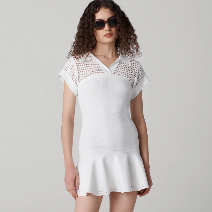 DVF Hazel 白色连衣裙