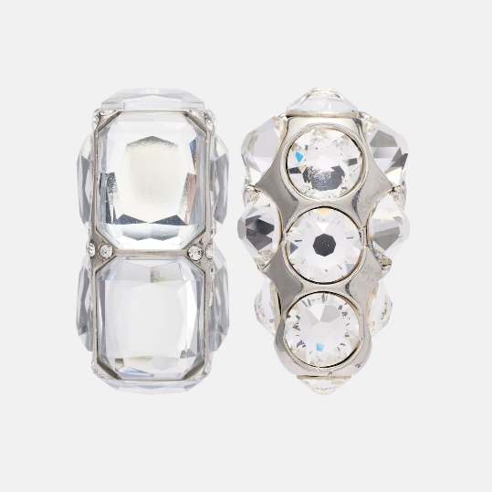 ACNE STUDIOS Asymmetric 水晶耳钉