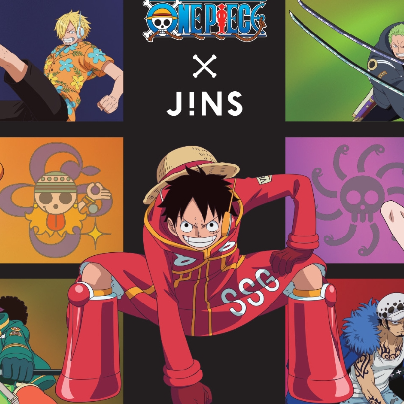JINS x 海贼王 系列联名款眼镜上新热卖