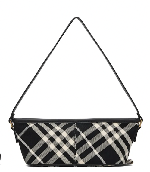 BURBERRY 格纹腋下包