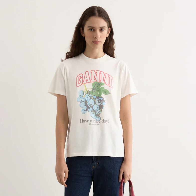 THE OUTNET 港站：夏日上衣专场热卖 Ganni 硬花棉T恤HK$401 Vince 针织吊带HK$444