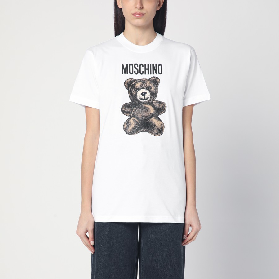 M码有货！Moschino 小熊印花短袖