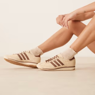 好价！Adidas Originals 阿迪达斯 SL 72 OG 米色运动鞋