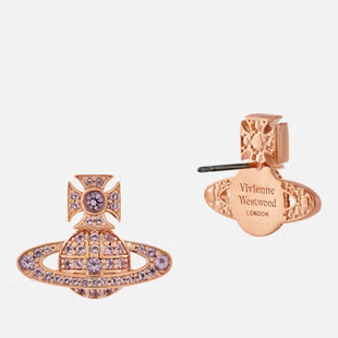 VIVIENNE WESTWOOD 西太后土星徽标耳钉