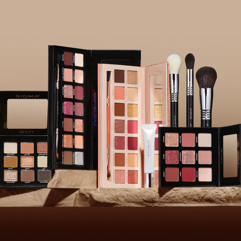 Sigma Beauty：大促开启！精选8折+满$65自选眼影