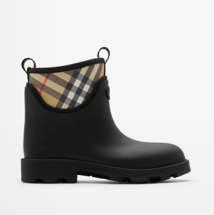 Burberry 巴宝莉 橡胶马什邮票低靴