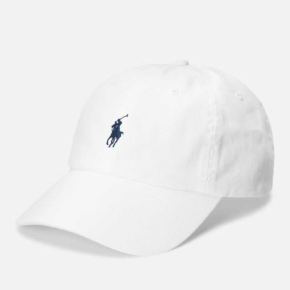 POLO RALPH LAUREN 拉夫劳伦徽标白色棒球帽