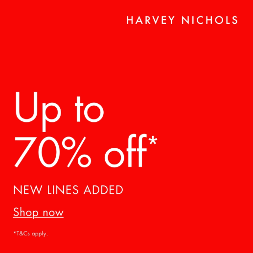 Harvey Nichols AU/APAC：折扣再升级！Canada Goose 羽绒马甲HK$2421抄底 入手设计师品牌