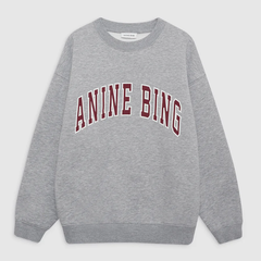 Anine Bing 灰色圆领卫衣