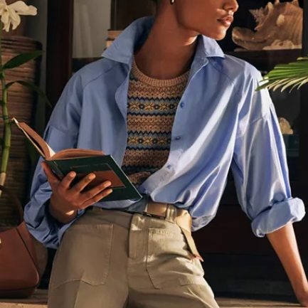 Ralph Lauren 拉夫劳伦 女士宽松衬衫
