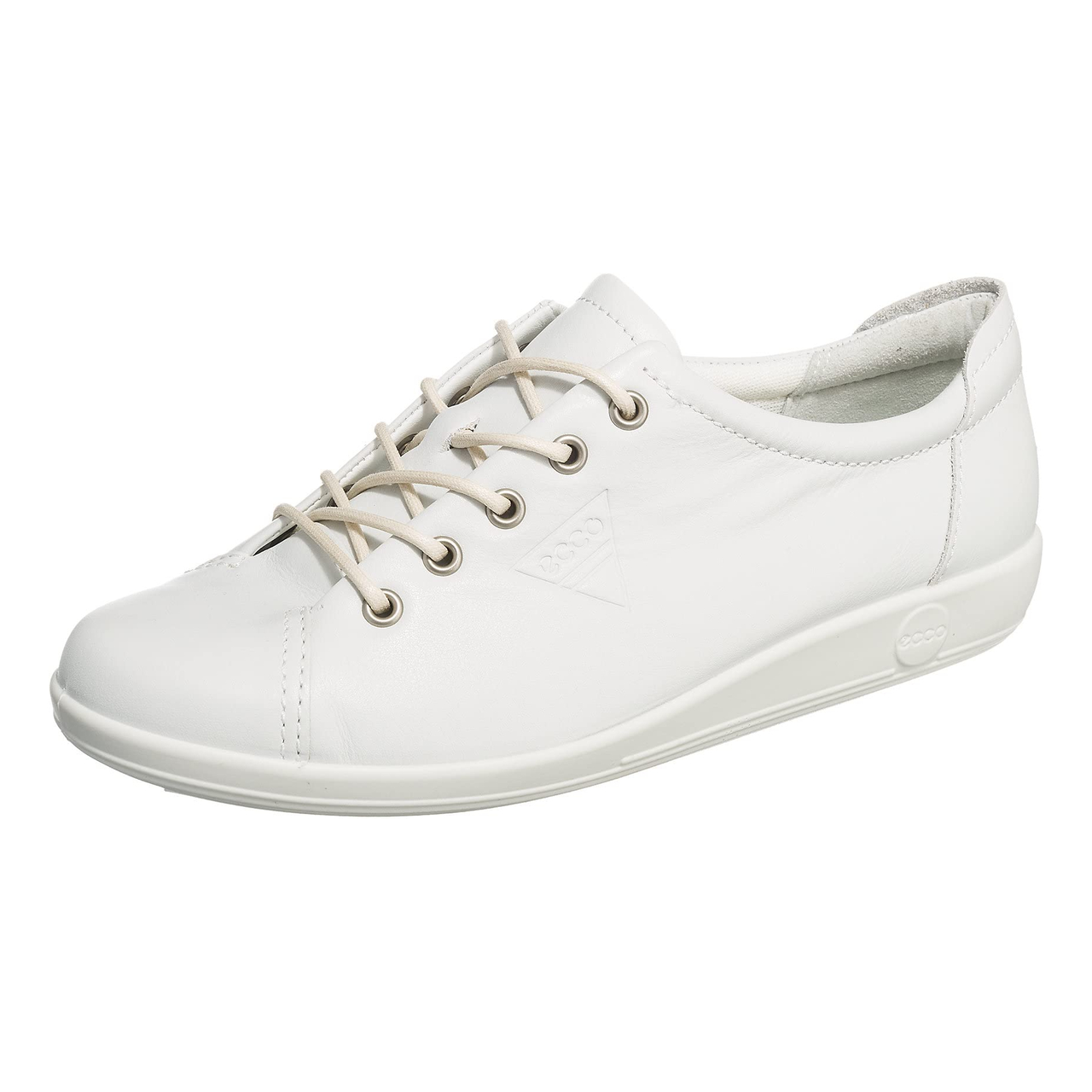 【含税直邮】ecco 女性 现代 Soft 2 时尚运动鞋 White 9-9.5