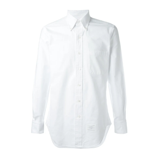 THOM BROWNE 经典牛津布白色衬衫