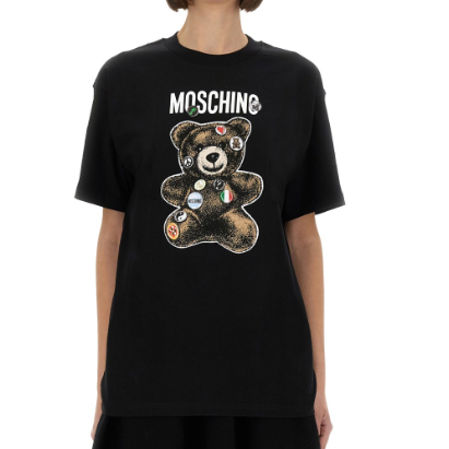 MOSCHINO 小熊印花短袖