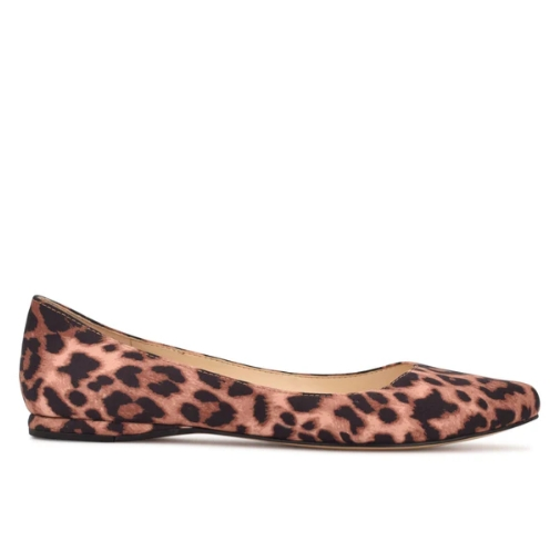 Nine West 玖熙 Speakup 豹纹平底鞋
