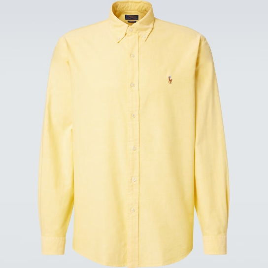POLO RALPH LAUREN 拉夫劳伦黄色牛津衬衫