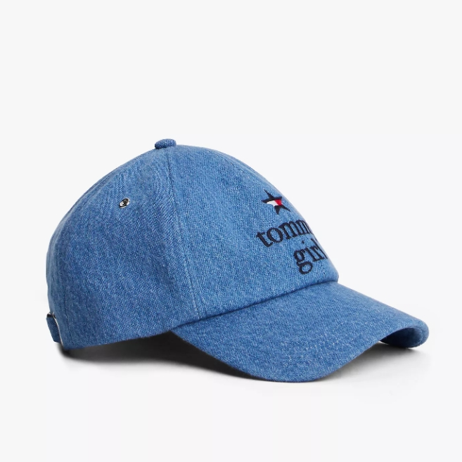 张元英同款 Tommy Girl 牛仔棒球帽