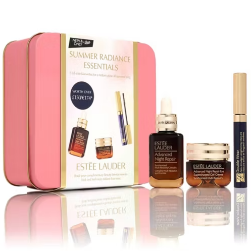 Estée Lauder 夏日光彩必备美容礼品套装（小棕瓶30ml+眼霜15ml+睫毛膏6ml）