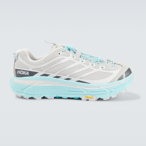 HOKA ONE ONE Mafate Three 2 蓝灰色运动鞋