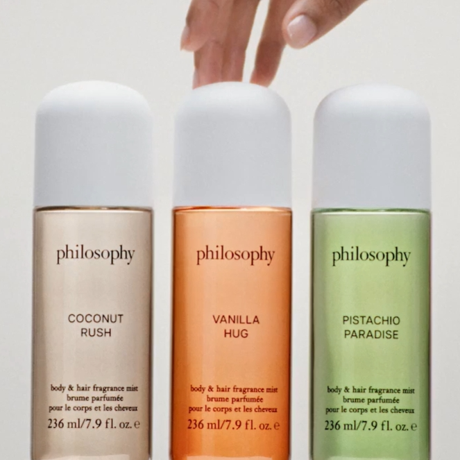 上新！Philosophy  全新香氛喷雾240ml  滋润身体和秀发 3种香型任选