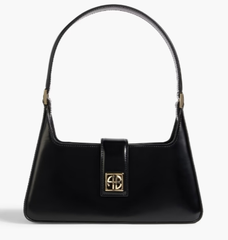 anine bing  Lou glossed-leather 腋下包