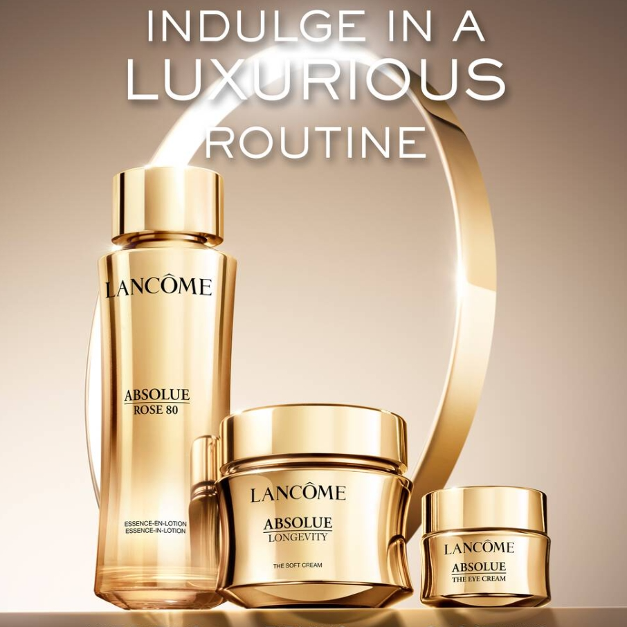 Lancome 兰蔻美网：菁纯家族 新品上市 逆龄面霜、黑金精华