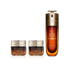 Clarins 娇韵诗 双萃轻盈款100ml+蓝光眼霜*2护肤套装