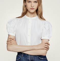 FRAME 泡泡袖衬衫