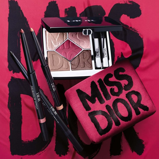 Dior Beauty：Miss Dior 系列惊喜上线，入手5色眼影盘、口红等