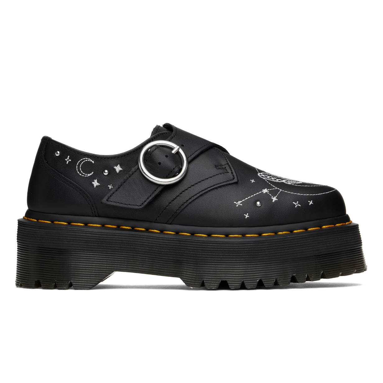 Dr.Martens 刺绣蝴蝶孟克鞋