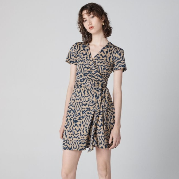 THE OUTNET 港站：DVF 法式百搭连衣裙大量上新 Hallie 裹身无袖连衣裙HK$1282
